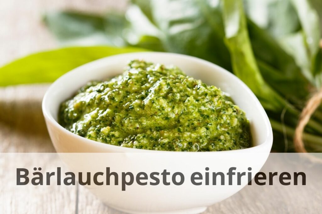 Wie kann man Bärlauchpesto einfrieren