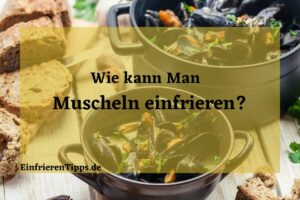 wie Kann man Muscheln einfrieren