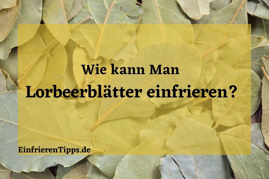 Kann man Lorbeerblätter einfrieren