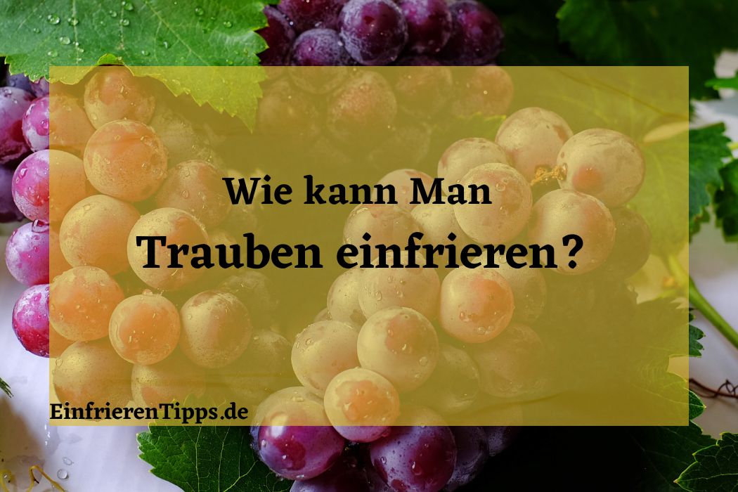 Kann Man Trauben Einfrieren