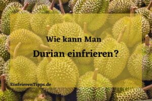 Kann man Durian einfrieren