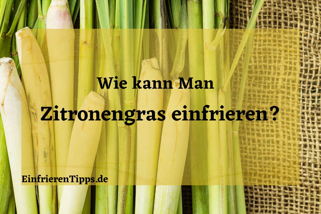 Kann man Zitronengras einfrieren