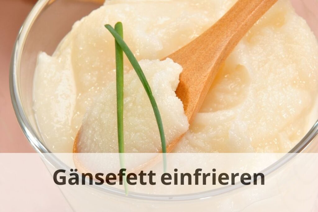 wie lange Kann man Gänsefett einfrieren
