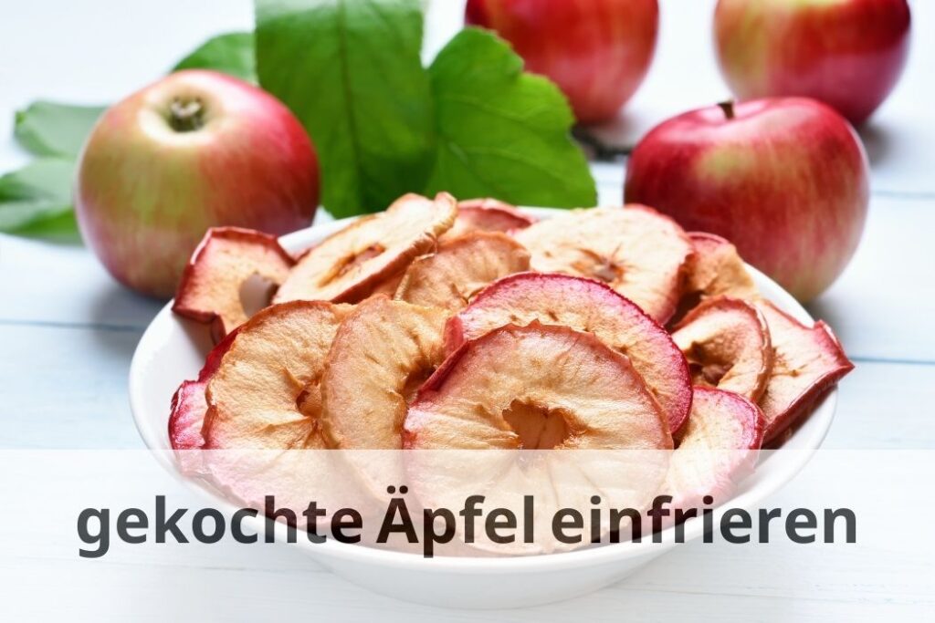 wie lange Kann man gekochte Äpfel einfrieren