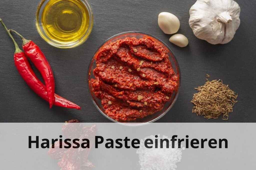wie lange kann man Harissa-Paste einfrieren