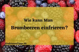 kann man Brombeeren einfrieren
