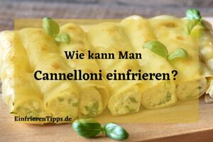 Kann man Cannelloni einfrieren