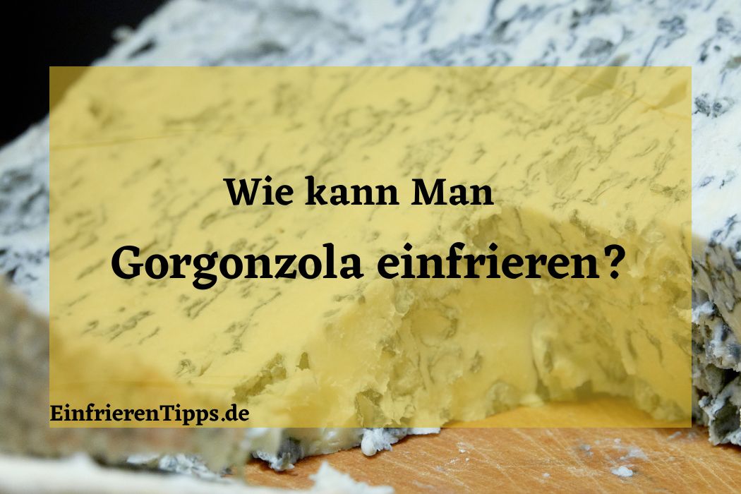 Kann man Gorgonzola einfrieren