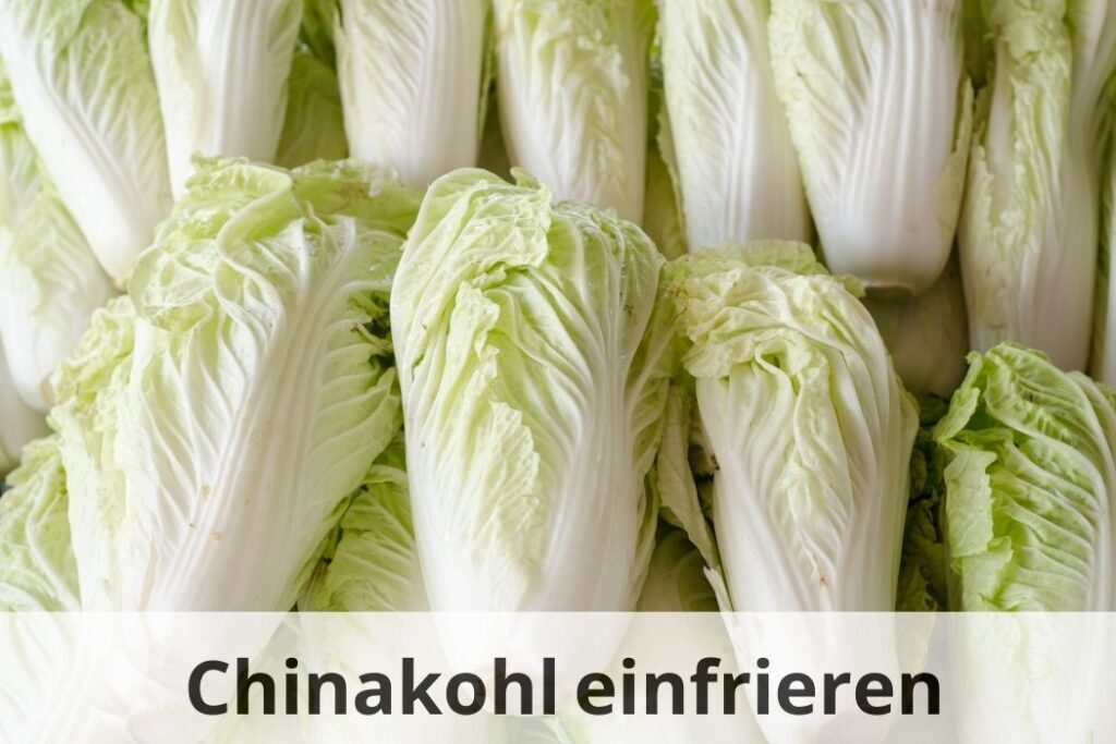 wie lange Kann man Chinakohl einfrieren