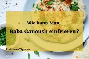 Kann man Baba Ganoush einfrieren
