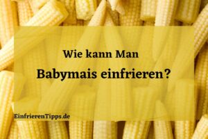Kann man Babymais einfrieren