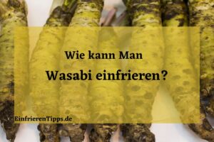 Kann man Wasabi einfrieren