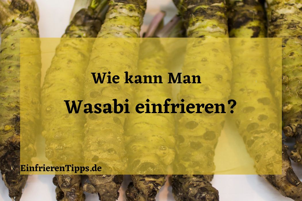 Kann man Wasabi einfrieren