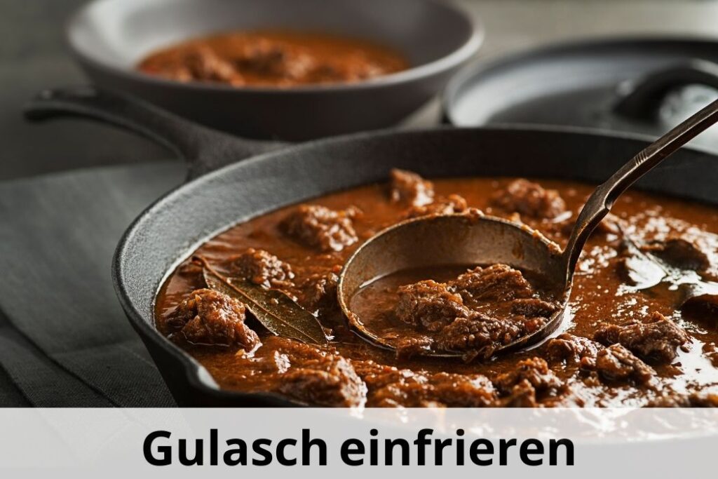 wie kann Kann man Gulasch einfrieren