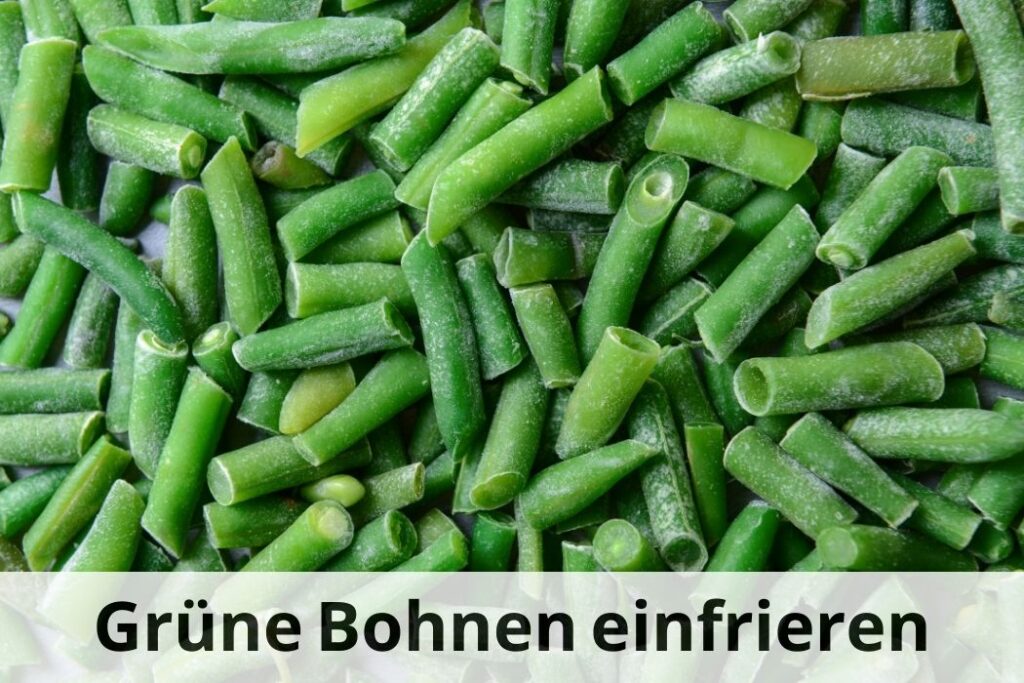 wie lange kann man grüne Bohnen einfrieren